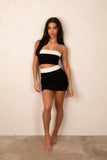 CRINKLE CONTRAST TWO PIECE