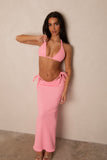 CRINKLE BIKINI SET & MAXI - PINK