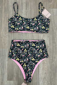 DITSY FLORAL HIGH WAISTED BIKINI SET