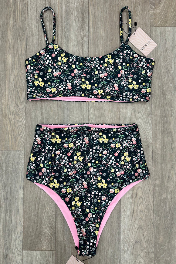 DITSY FLORAL HIGH WAISTED BIKINI SET